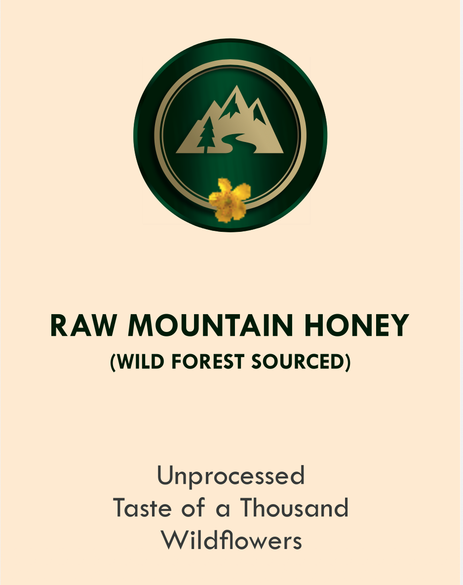 Fyonli Raw Mountain Honey (Wild Forest Sourced)