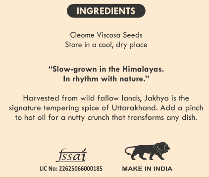 Wild Jakhya (The Crunchy Himalayan Tempering) 60G