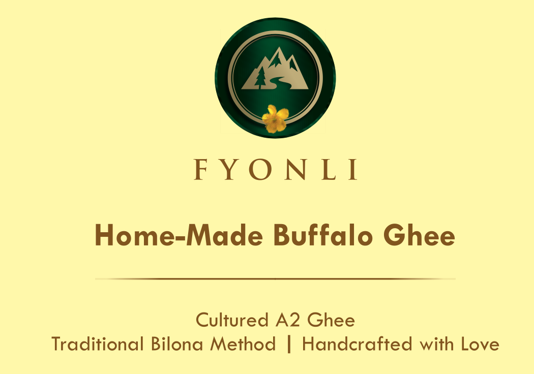 Home-Made Buffalo Ghee - Cultured A2 Ghee Traditional Bilona Method | Handcrafted with Love