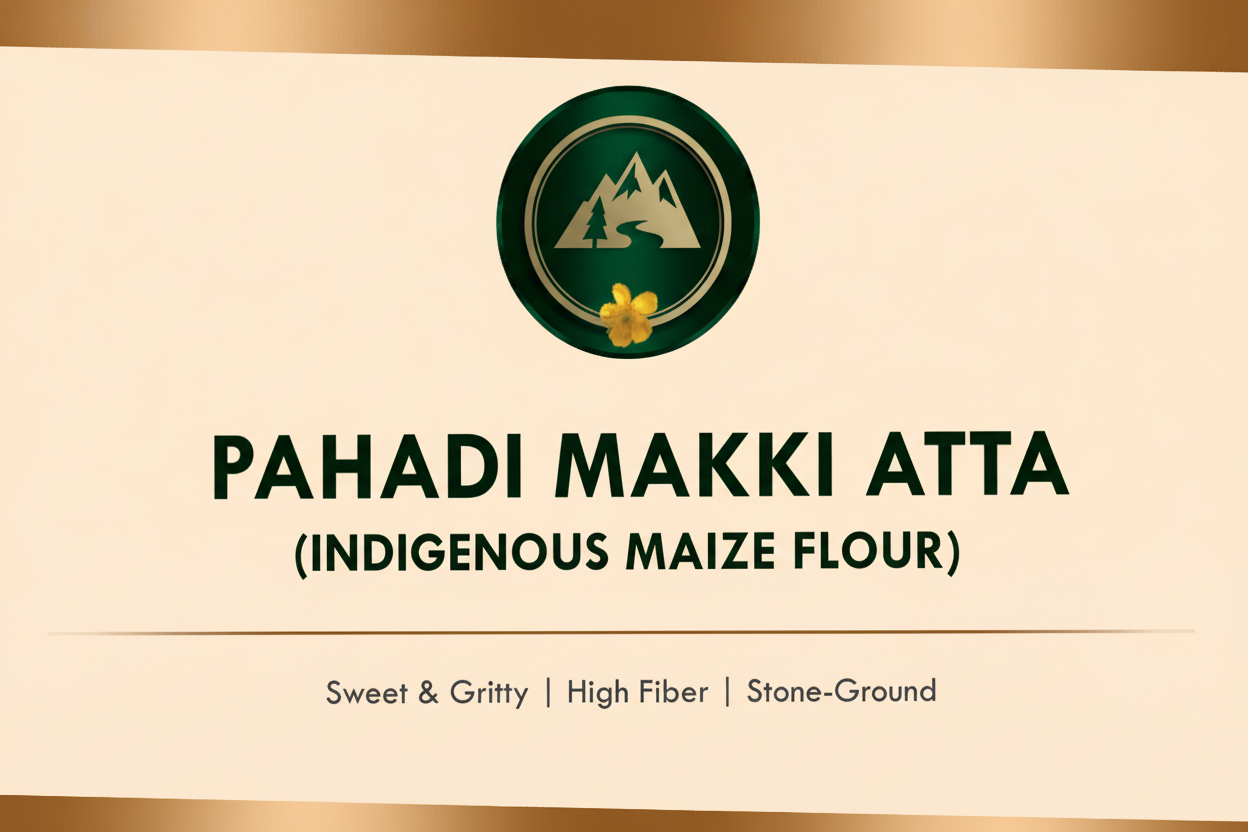 PAHADI MAKKI ATTA (INDIGENOUS MAIZE FLOUR)