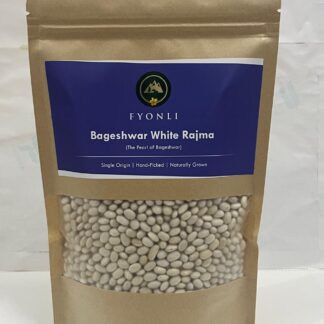 Bageshwar White Rajma (The Pearl of Bageshwar) 400g - Single Origin | Hand-Picked | Naturally Grown