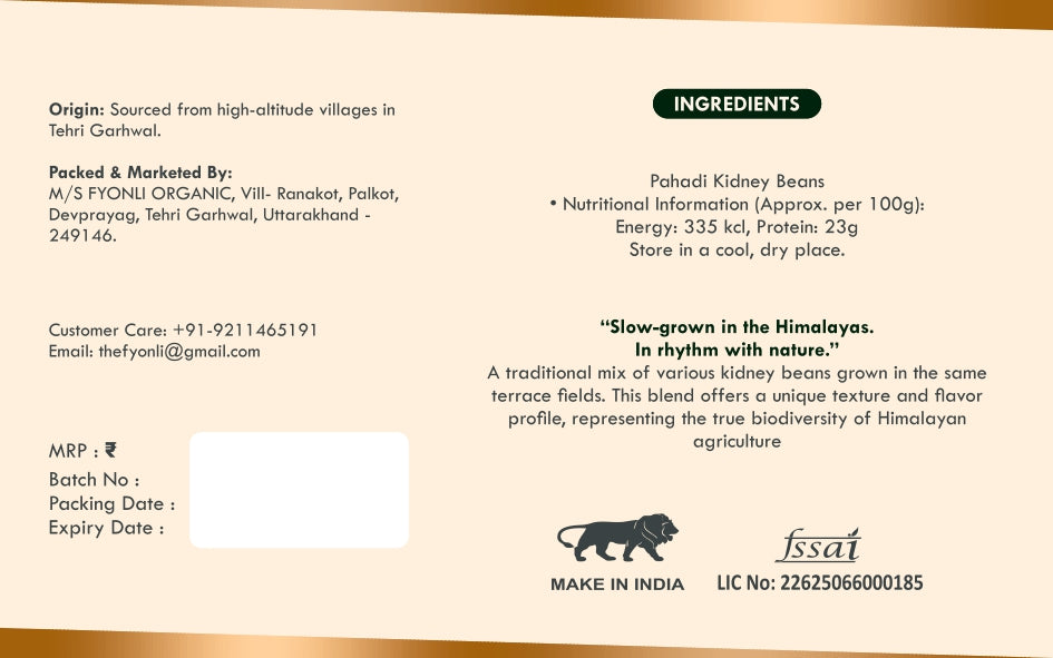 Himalayan Mix Rajma (The Colorful Mountain Blend) - Image 3