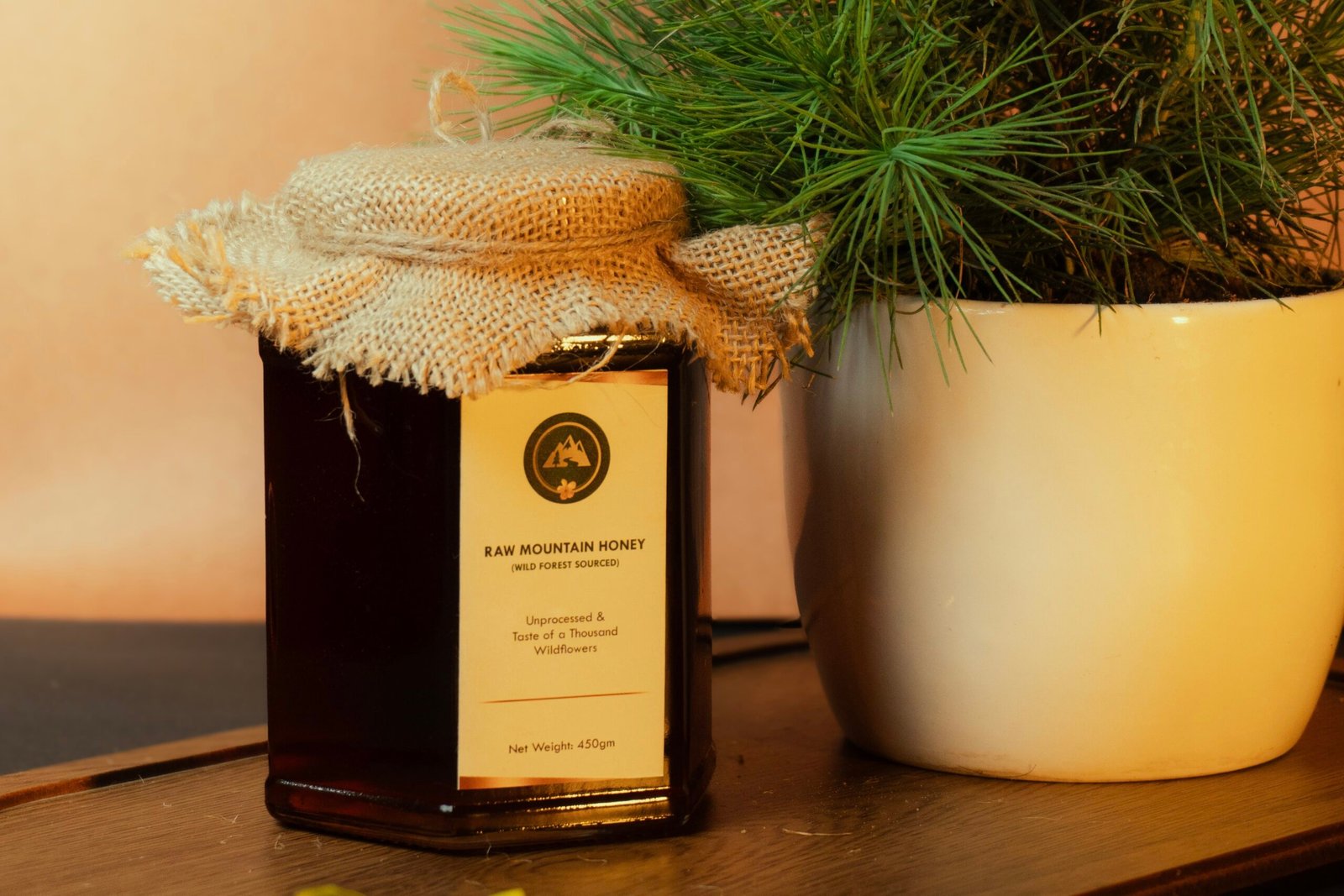 raw mountain honey