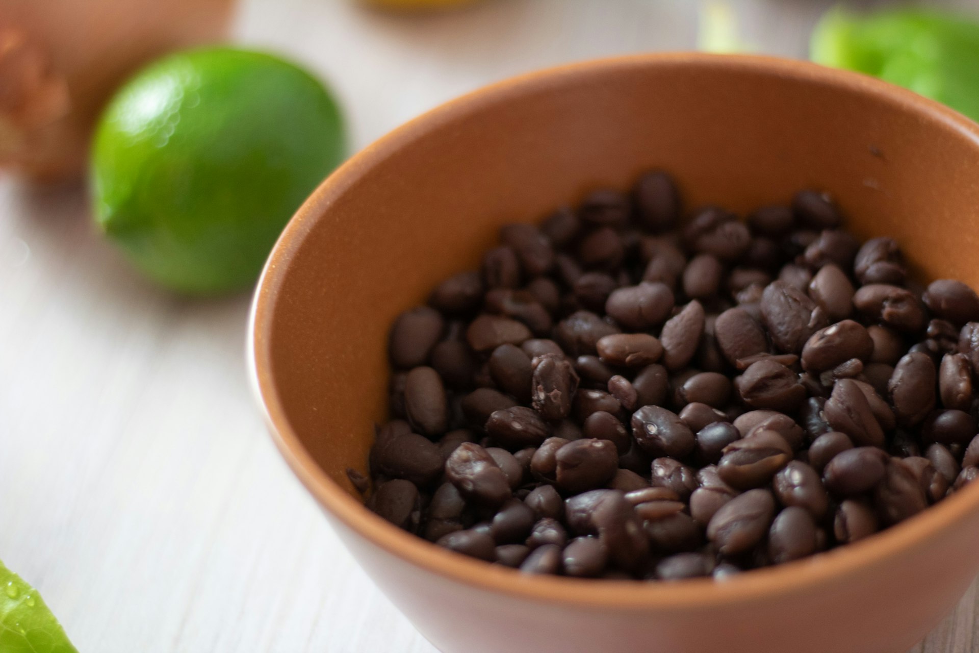 Bhatt black soybean from Uttarakhand in a bowl