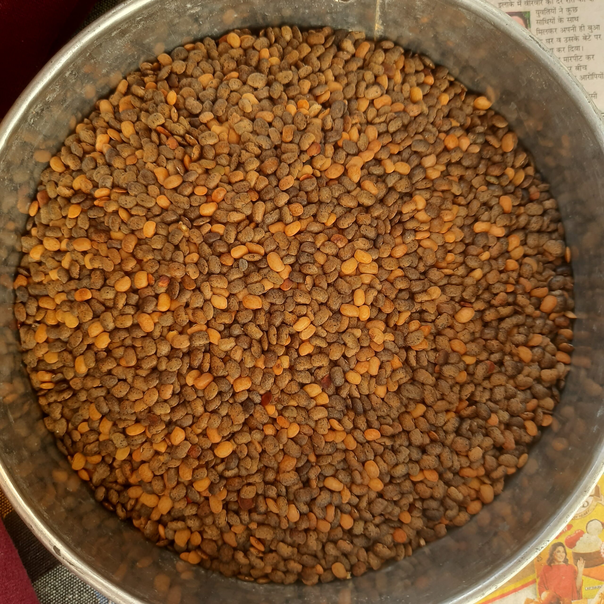 Gahat dal (horse gram) cooked as traditional Himalayan kulath dal from Uttarakhand
