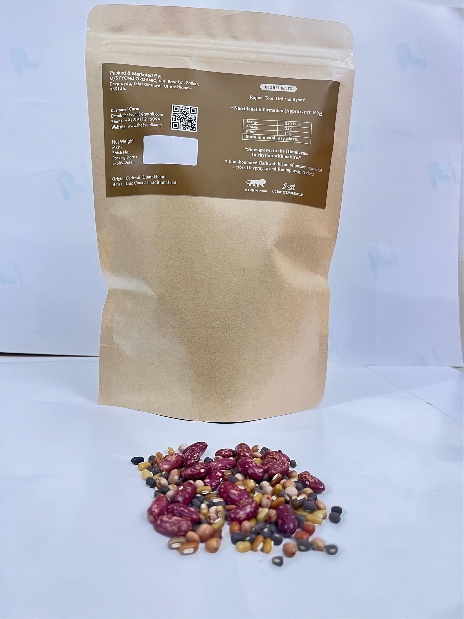 Garhwal Traditional Dal Mix — Fyonli Himalayan pulse blend
